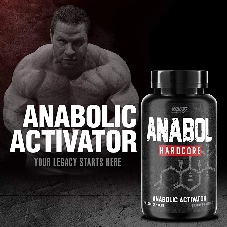 Nutrex Research Anabol Hardcore Activador Anabólico, Constructor Muscular y... Foto 4 de 4
