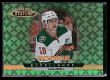 2021-22 Stature #RE-35 Calen Addison Rookie Excellence Green /125