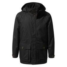 Craghopper's Feargan Hooded Waterproof Jacket Small Dark Navy Blue