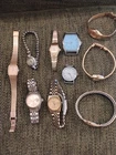 Vintage Watch Lot Of 10 Mostly Seiko Parts Or Repair