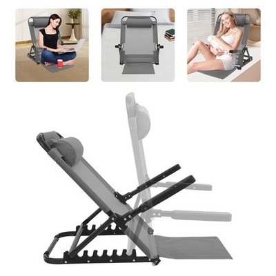 Portable Backrest Support 8 Gears Adjustable Lifting Bed Backrest with Armrest