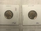 Lot Of 12 Coins Buffalo Nickel 1920-21 1927 1930 1934-36 1937D And No Date — photo 2