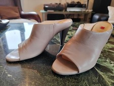 Högl Damen 7 Gr. 41 Mules Sandalen Sandalette absatz Leder Pumps Pantolette