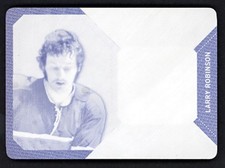 2015 ITG In The Game Used Hockey Black Printing Plate 1/1 Larry Robinson GUJ-LR1