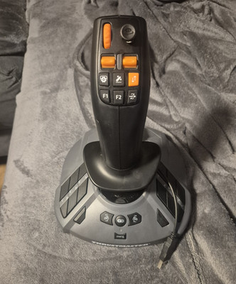 Thrustmaster T.Flight Stick X Joystick, USB verkabelt, Schwarz/Grau, für PC