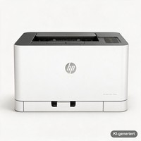HP Color Laser 150Nw Farb-Laserdrucker, Wlan, Lan, Usb, Weiß-Grau, 1 StüCk