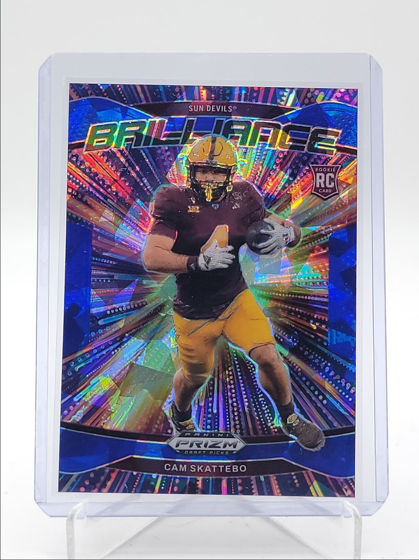 CAM SKATTEBO 2025 PANINI PRIZM DRAFT BRILLIANCE ROOKIE BLUE ICE RC /149 Q6136