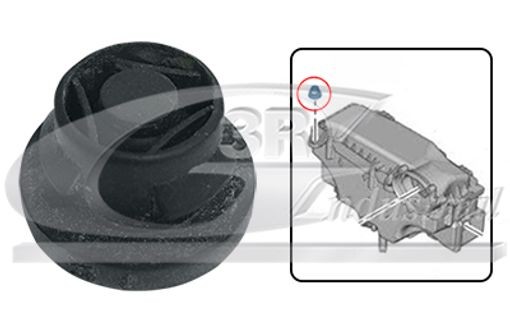 Air filter housing bracket Upper 83268 3RG for CITROËN PEUGEOT - Image 2