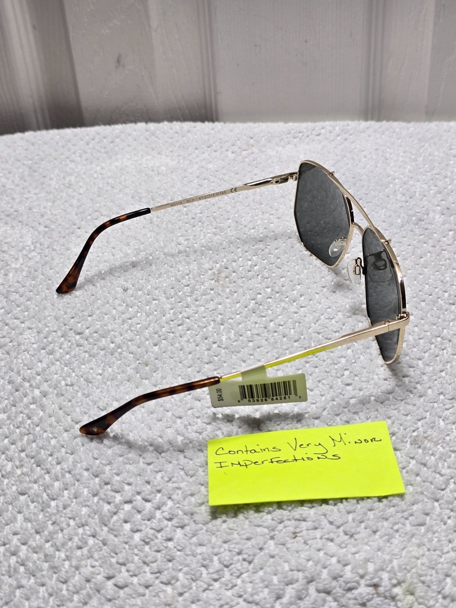 Scratched Phat Farm HV110 Gold Frame Mens Sunglasses Hexagon