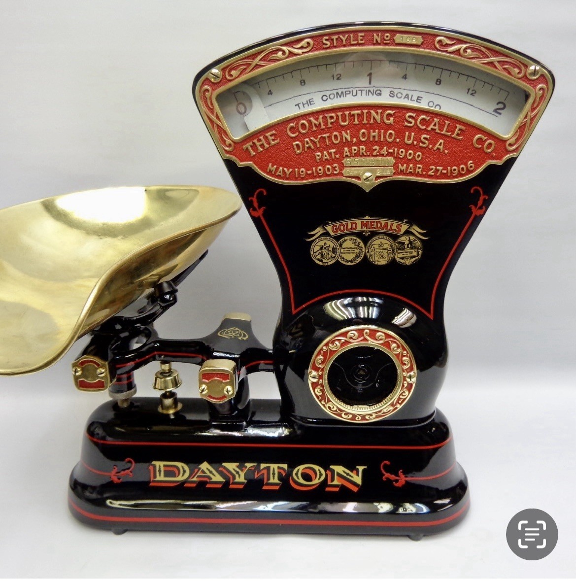 Antique Custom Restored Dayton Candy Scales. (Read Description) | eBay