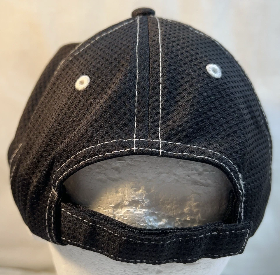 Steamboat CO 刺绣皇冠正面黑色聚针织帽,钩环调节带 — 第 4/4 张图片