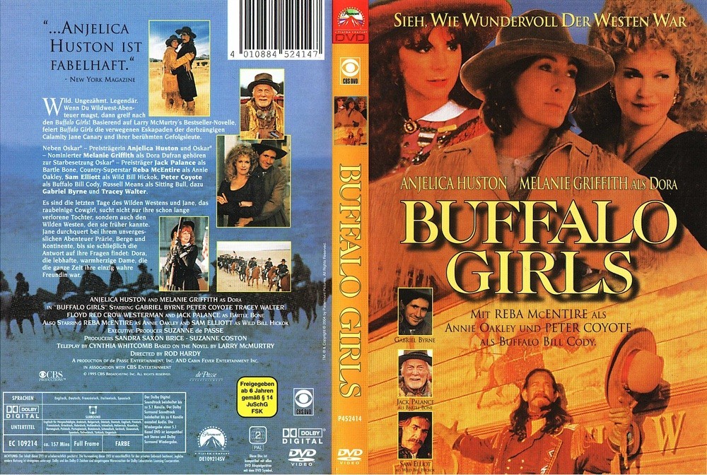 BUFFALO GIRLS (1995) --- Westernklassiker --- Anjelica Huston --- Sam Elliot ---