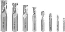 HSS End Mill Set Square Nose Imperial
