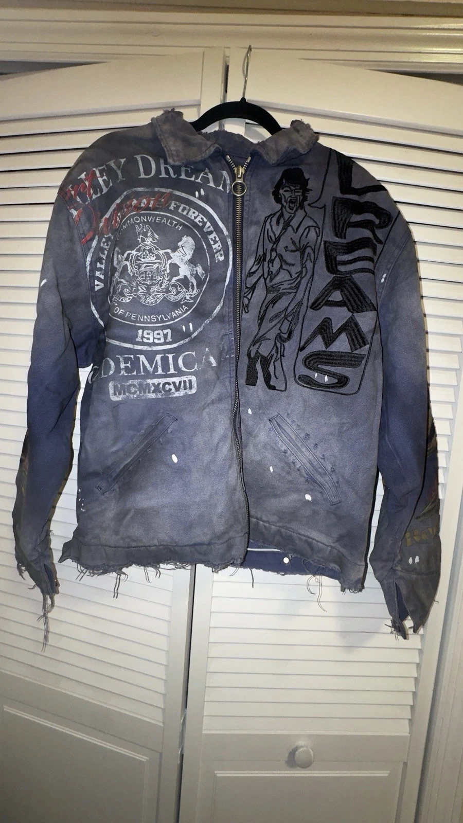 Valley Forever Jacket DESTRUCTION WORK JACKET [INDIGO! image 6