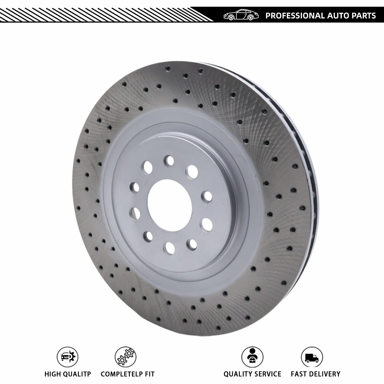 Maserati Ghibli 2014 Front Left, right Brake discs Pair P/N 670030935