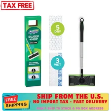 Swiffer Sweep & Mop Deluxe 2-in-1 Floor Mopping and Sweeping Kit, Multi-Surface
