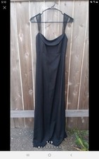 vera wang weddings y2k black mesh strap cowl ...