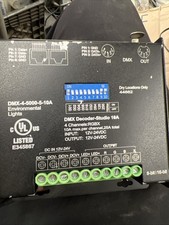 Environmental Lights DMX-4-5000-3-10A Studio 4 Channel DMX Decoder 3-Pin XLR
