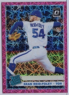 2019 Panini Donruss Optic Pink Velocity #73 Sean Reid-Foley #'d 061/199