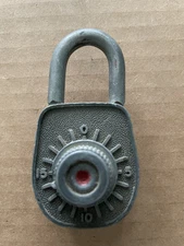Vintage GOUGLER Keyless Locks Kent Ohio COMBINATION PADLOCK #8