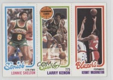 1980-81 Topps Lonnie Shelton Larry Kenon Kermit Washington #203-205-231 05v0