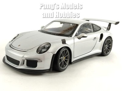 2016 Porsche 911 GT3 RS 1/24 Scale Diecast Model by Welly - SILVER
