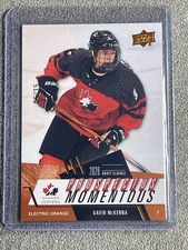 2024 Team Canada Juniors Prospectus Momentous Electric Orange /35 Gavin Mckenna