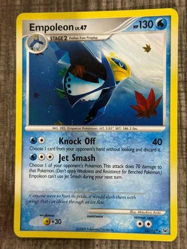 Empoleon 26/127 Rare Platinum Pokemon NM