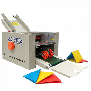 Automatic Paper Folding Machine Desktop Electric Folder Brochures 8-Shapes