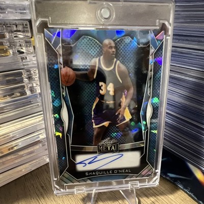 Leaf 2025 Metal Shaquille O'Neal Autographs BA-SO1 Lakers Auto 27/35