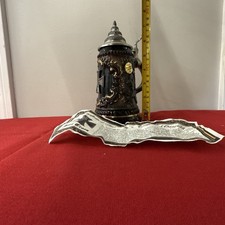 Vintage German Beer Stein The Iron Cross  "1813" King Frederick William III