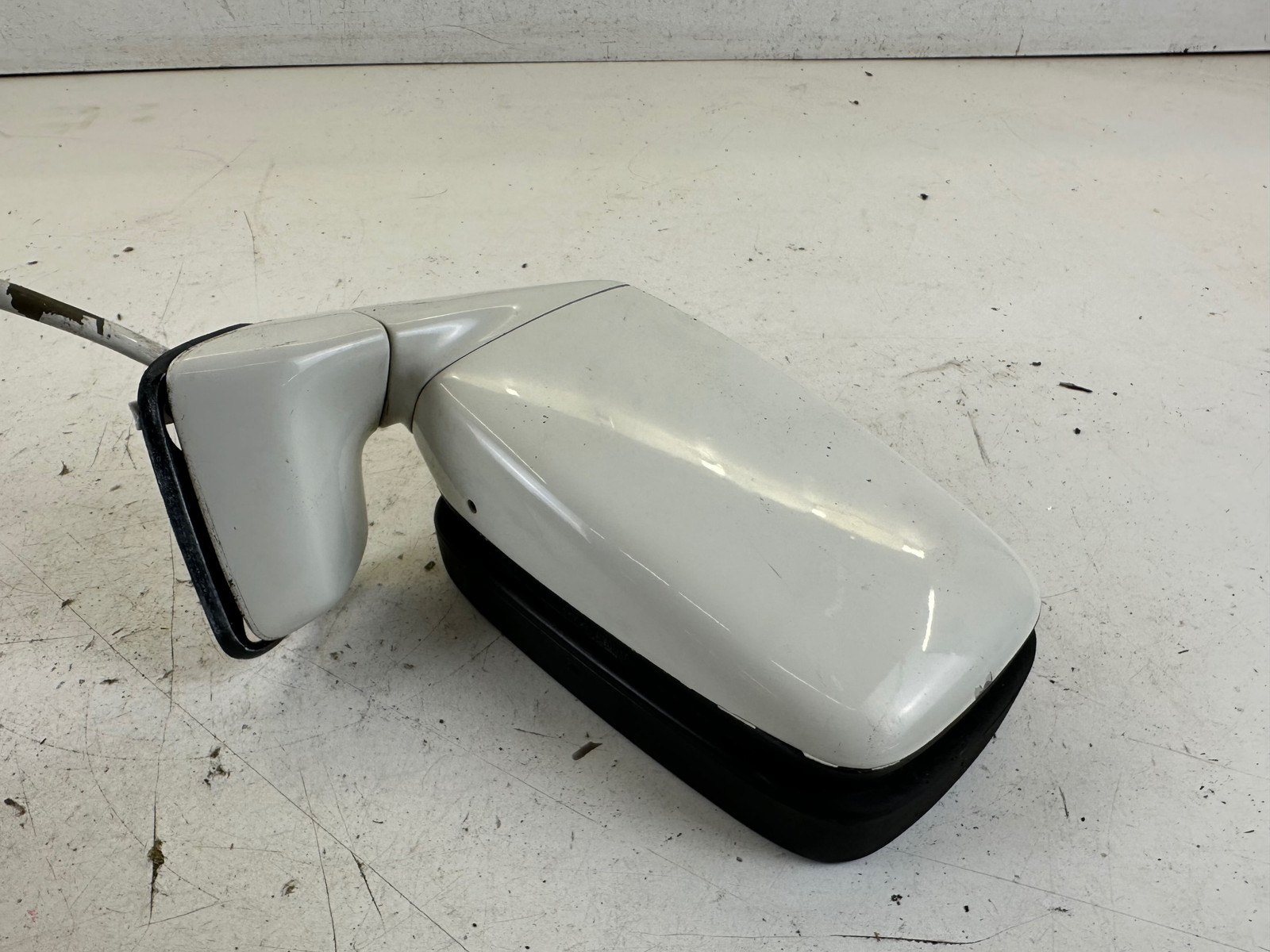 Porsche 944 Left Side Door Mirror White 83-90 OEM