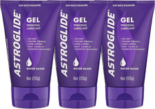 Water Based Lube 4Oz , Gel Personal Lubricant, Stays Put with No Drip Pack ...