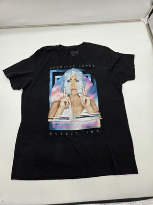 Guess Jennifer Lopez J-Lo 2019 Tour It s My Party T-Shirt Mens Womens XL Black