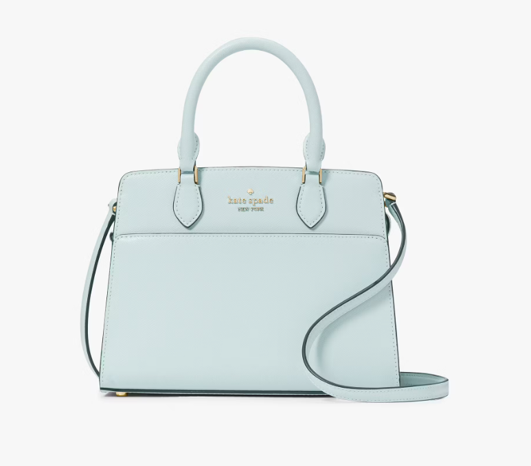 NWT Kate Spade New York Madison Medium Satchel Shoulder Bag Tote KC436 Blue Glow