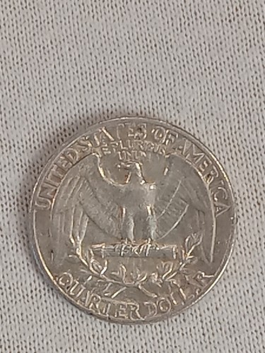 1964 Washington Quarter 90% Silver,Die Break Error On Obverse & Reverse."P" Mint - Picture 4 of 11