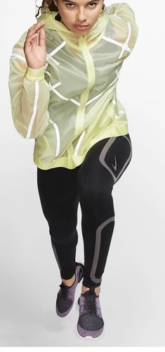 XS Extra Small 0 2 4 Reflective Lightweight City Ready Running Nike Jacket Yoga - Picture 8 of 12