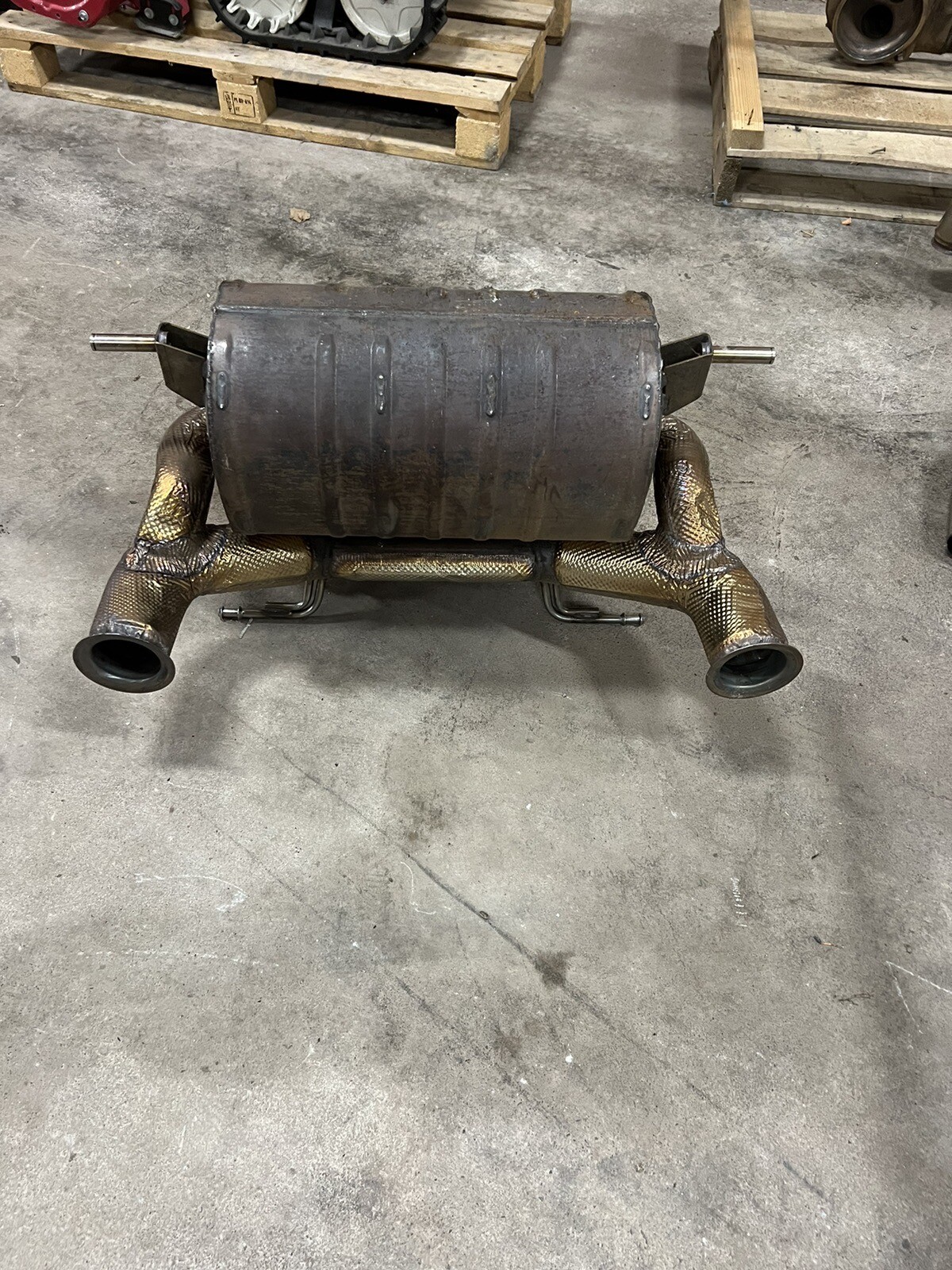 Lamborghini Aventador Factory Oem Exhaust 