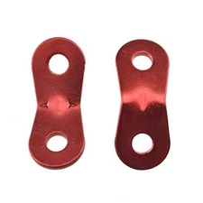 Acoeitl Aluminum Alloy Guyline Cord Adjuster Strong Tent Tensioners 12PK Red