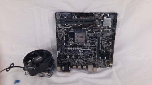 ASUS Prime A320M-K Mainboard + Ryzen 3 3200G mit AMD Kühler - ohne I/O Shield