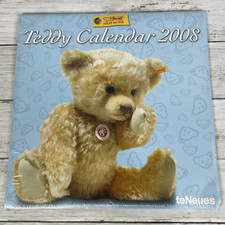 Steiff Teddy Bear 2008 Calendar 12" X 12" Jan-Dec Photos Sealed New Old Stock