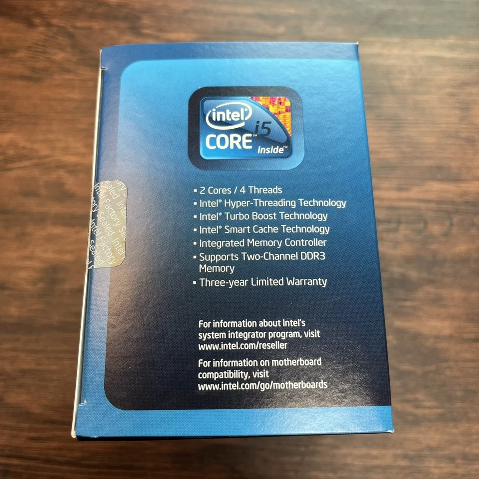 Intel Core i5-650 3.2GHz LGA1156 CPU With Cooler NOS - Image 4 of 4