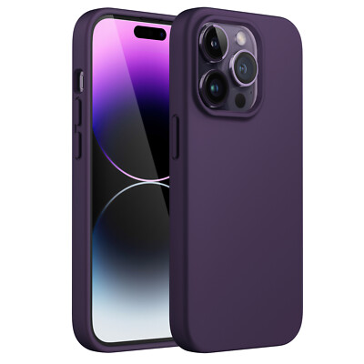 JETech Silicone Case for iPhone 14 Pro 6.1-Inch, Silky-Soft Touch Full-Body Case