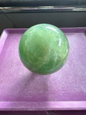 Fluorit Kugel Kristallkugel Wahrsagerei Scrying 9,27 cm 1377 Gramm F71 #5