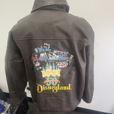 Disneyland 50th Anniversary Leather Jacket - Large | eBay