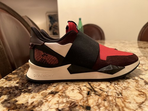 givenchy black and red sneakers