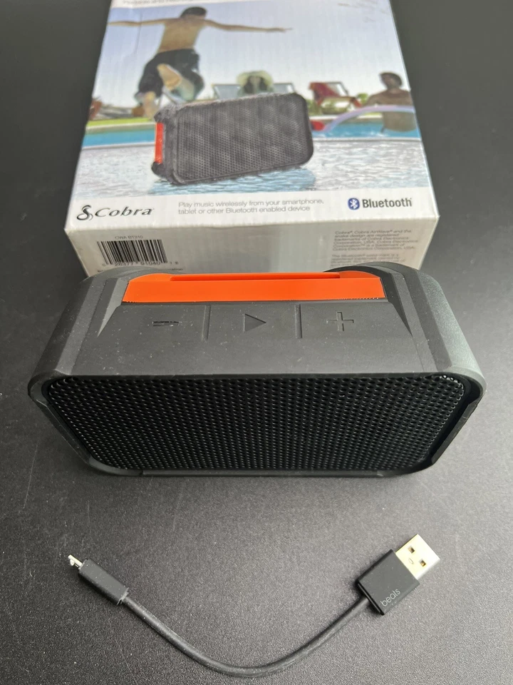 Altavoz Bluetooth Impermeable Cobra Electronics CWA AirWave Box BT310 Foto 3 de 4