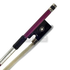 New High Quality 4/4 Full Size Violin Bow Carbon Fiber Double Eye Abalone-Pink