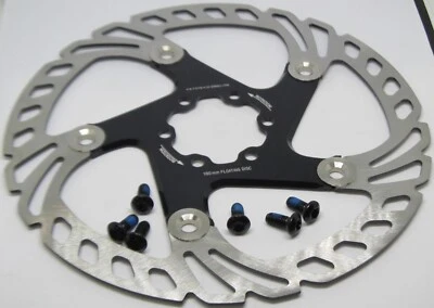 HARDHEADED RAM Bike & bicycle floating rotor replacement 220 mm. Compatible with 6 Bolts.