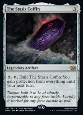 MTG THE STASIS COFFIN EXC - THE SARKOPHAG OF STASI 245 - BRO PP - MAGIC